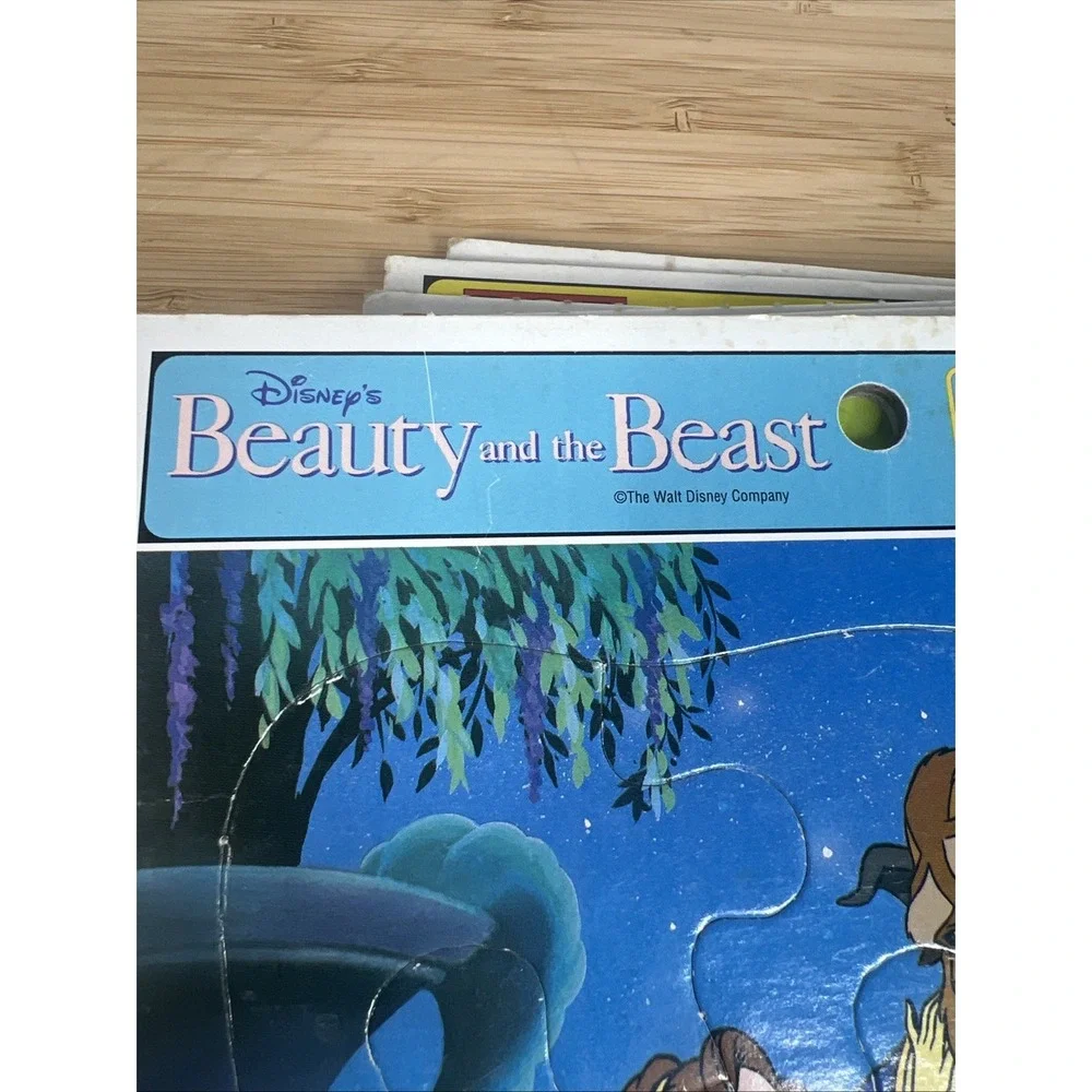 Disney Frame Tray Puzzle Lot Mickey‎ DuckTales Little Mermaid Beauty Beast